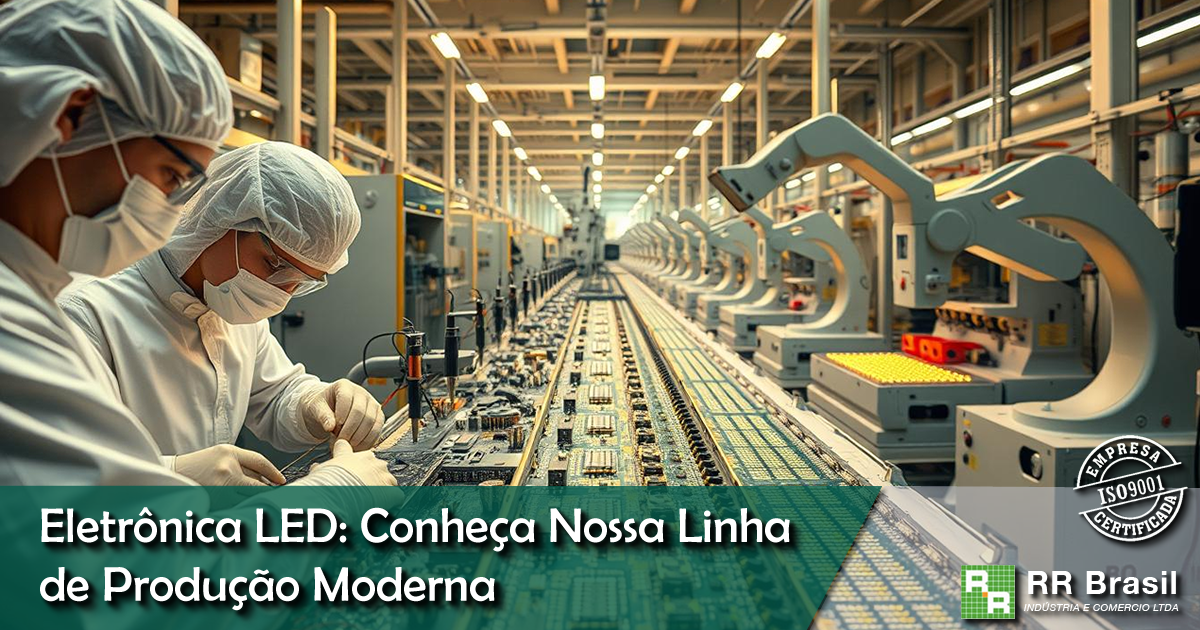 Eletrônica LED: Conheça Nossa Linha de Produção Moderna