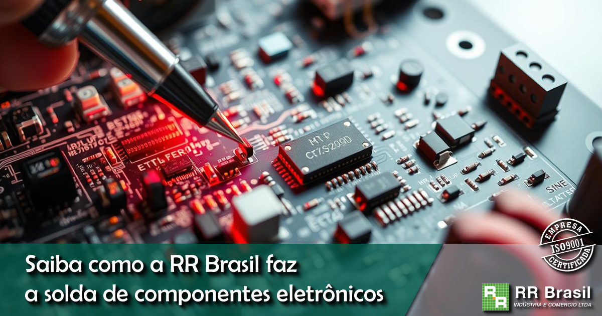 Saiba como a RR Brasil faz a solda de componentes eletrônicos